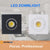 White/Black/Silver LED Downlights COB 3W Recessed LED Downlight Led Bulb Spot Light Lamp Aluminum Dimmable 220V 110V Home Decor