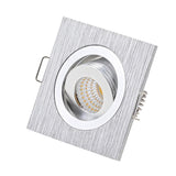 White/Black/Silver LED Downlights COB 3W Recessed LED Downlight Led Bulb Spot Light Lamp Aluminum Dimmable 220V 110V Home Decor