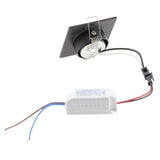 White/Black/Silver LED Downlights COB 3W Recessed LED Downlight Led Bulb Spot Light Lamp Aluminum Dimmable 220V 110V Home Decor