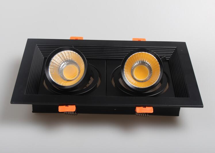 Recessed Square LED Dimmable Downlight COB 10w 20W 30w LED Spot light LED decoration Ceiling Lamp