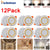 LED Downlight 220V 9W Thin 12 Packs Ceilinglight Recessed DownLight 3 Colors Dimmable Spotlight