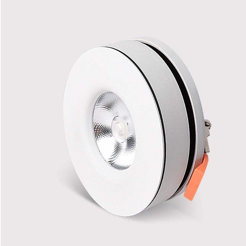 Ultra-thin Round Foldable Dimmable LED Ceiling Recessed Downlight 5W 7W 10W 12W 15W 360 Angle Adjustable 3000K/4000K/6000K