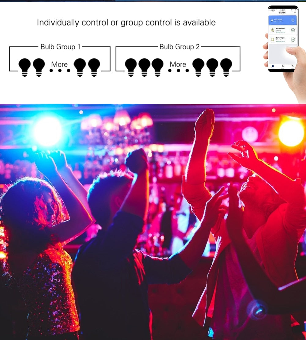 LED Downlight Tuya WiFi Smart Life Voice Control Dimmable Spot Lamp 5W 7W 9W 15W RGB Color Changing Work with Alexa Google Home