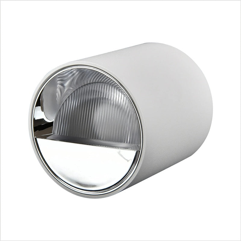 NEW Circular Aviation Aluminum Surface Mounted Ceiling Downlight White Black LED Spotlight 18W 30W 12° Dimmable 110V 220V