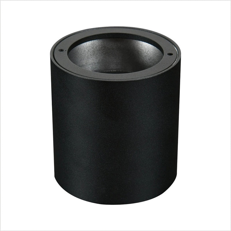 NEW Circular Aviation Aluminum Surface Mounted Ceiling Downlight White Black LED Spotlight 18W 30W 12° Dimmable 110V 220V