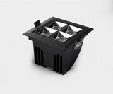 Square Folding Dimmable Recessed LED Downlights 12W 16W 20W LED Ceiling Spot Lights AC110~240V Background Lamps Indoor Lighting