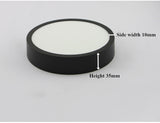 LED Panel Light black 9w 12W 18W 24w Surface Mounted LED Ceiling Lights AC85-265V Round Square LED Downlight