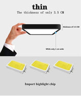 LED Panel Light black 9w 12W 18W 24w Surface Mounted LED Ceiling Lights AC85-265V Round Square LED Downlight