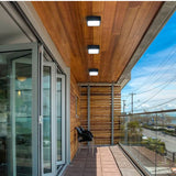 LED Panel Light black 9w 12W 18W 24w Surface Mounted LED Ceiling Lights AC85-265V Round Square LED Downlight