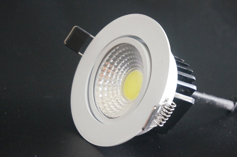 Dimmable LED Downlight 110v 220v Spot LED DownLights 5W 7W 9W 12W cob LED Spot Recessed down lights white
