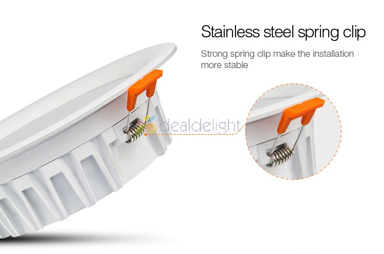 Milight 18W RGB+CCT Led Downlight FUT065 Color temperature Brightness Adjustable Wireless WIFI APP Control AC100-240V