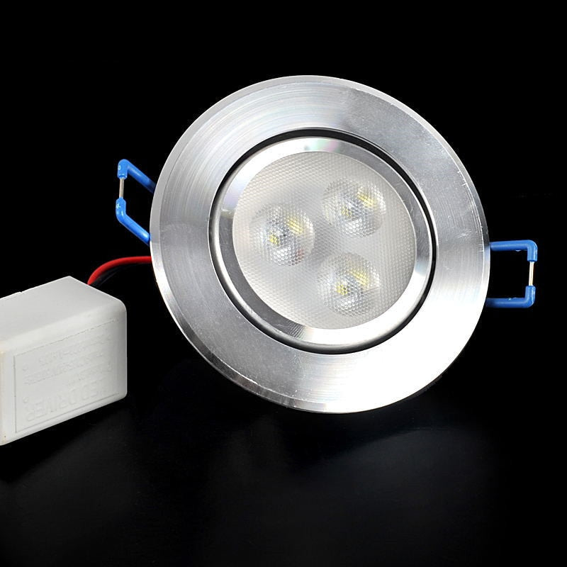 RGB Colorful LED Ceiling Downlight 3W 220V Retro Round Recessed Ceiling Lamp Bulb Bedroom Kitchen Indoor LED Spot Lighting