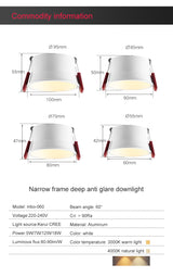 Dimmable Surface Mounted LED COB Downlight 5W/7W/9W/15W LED Lamp AC85V-265V Ceiling Spot Light with LED Driver White/Warm White