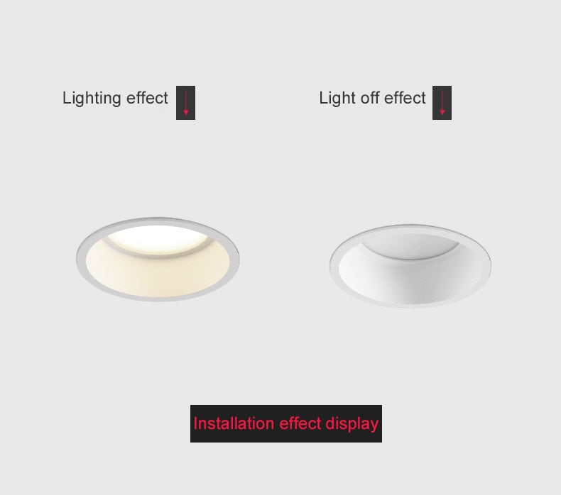 Dimmable Surface Mounted LED COB Downlight 5W/7W/9W/15W LED Lamp AC85V-265V Ceiling Spot Light with LED Driver White/Warm White