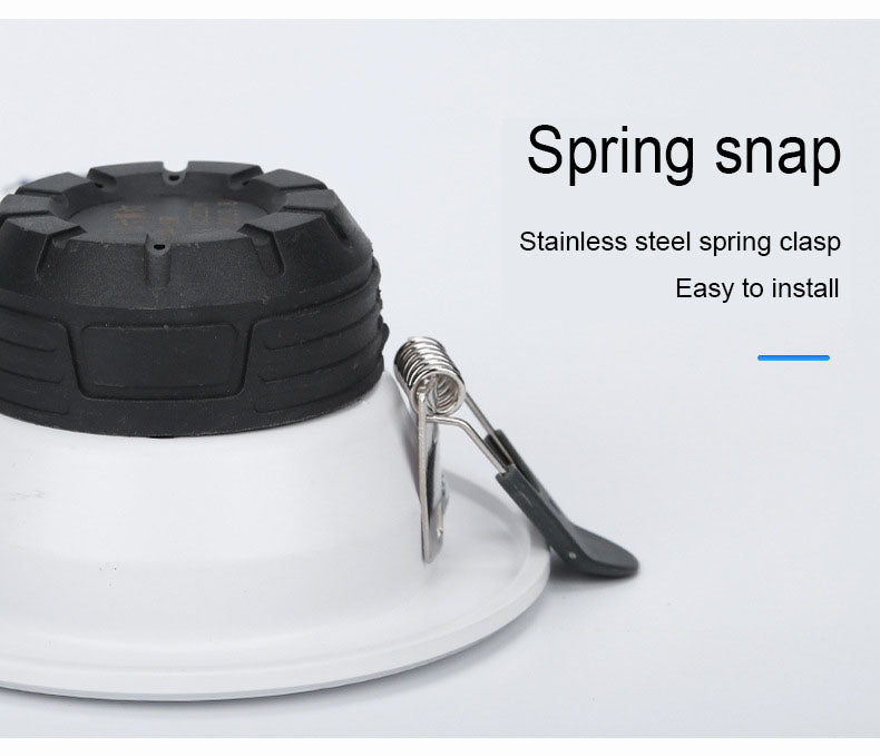 Downlight 3 colors in 1 Lamp 2pcs/lot 5W Natural White/Warm/Cold 5w LED Spot Light Indoor Recessed Lamp AC 220V LED Spotlight