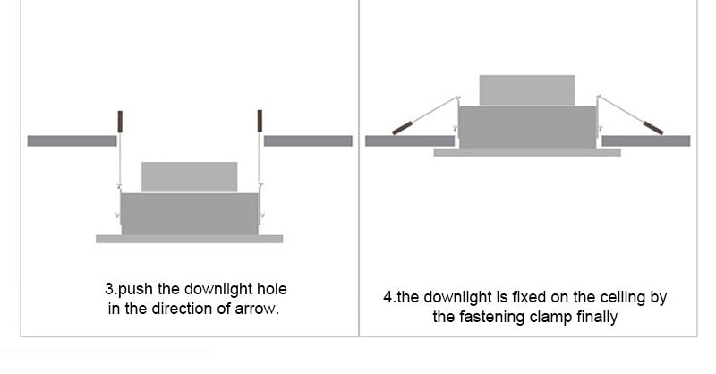 LED Downlight 220V 230V Waterproof Ceiling lamp 3w 5w 7w 9w Aluminum Recessed Downlight Round LED Panel Spotlight Indoor Lighting