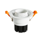 Zoom Beam Angle Adjustable 15/45/60 Degrees LED COB Recessed Downlight 12W 18W 20W LED Ceiling Spot Light for Picture Background