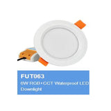 Waterproof MILIGHT FUT061 062 063 064 065 066 068 069 LED Downlight Ceiling Spotlight AC100 - 240V 6W 9W 12W 15W 18W 25W RGB+CCT