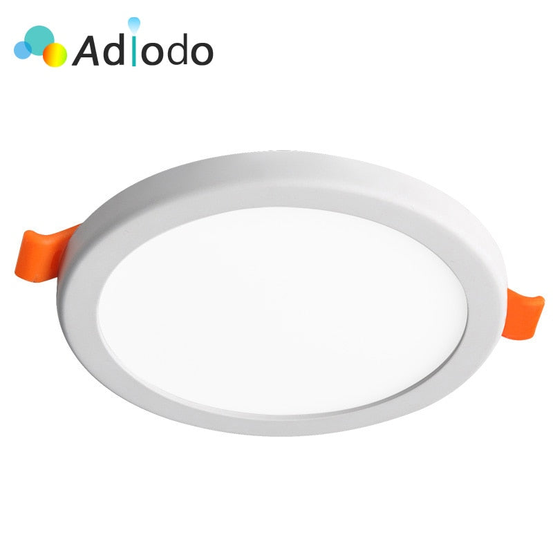 LED Panel Lights Ultra-thin Surface Downlight 6W 8W 15W 20W 220V Square Round Panel Light White/Warm Indoor Bedroom LED Light