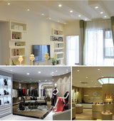 LED Panel Lights Ultra-thin Surface Downlight 6W 8W 15W 20W 220V Square Round Panel Light White/Warm Indoor Bedroom LED Light