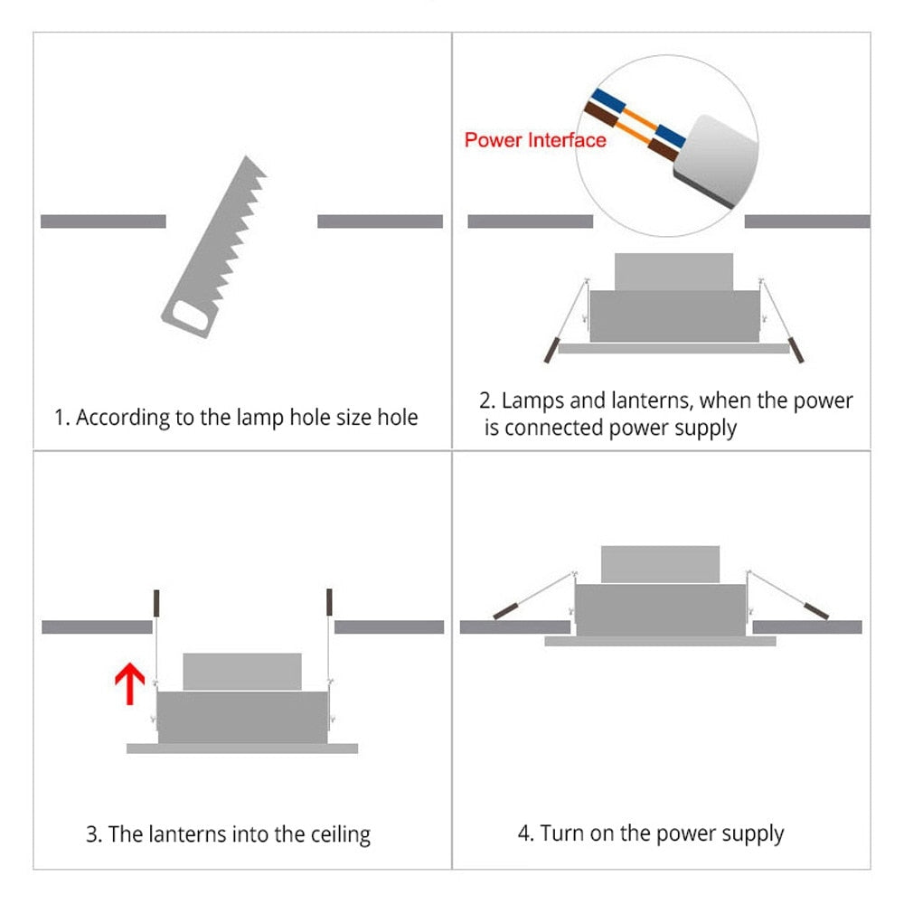 LED Downlight WiFi Smart APP Dimming Round Spot Light 10W RGB Color Change Warm Cool Light Work with Alexa Google Home