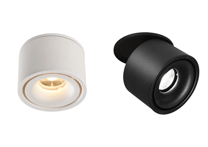 Adjustable Recessed Ceiling Downlights 9W 12W 15W Dimmable LED Recessed lamp Nordic Spot light for indoor Spot lighting fixture