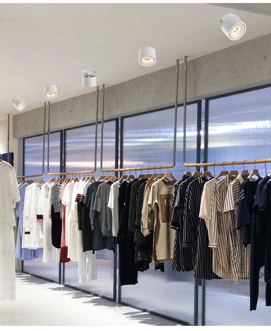 Adjustable Recessed Ceiling Downlights 9W 12W 15W Dimmable LED Recessed lamp Nordic Spot light for indoor Spot lighting fixture