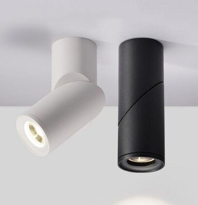 Surface Mounted Dimmable Cylinder LED Downlights 7W 9W 12W 15W  COB Ceiling Spot Lights AC85~265V Round Lamps Lndoor Lighting