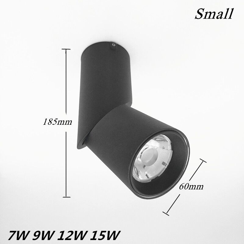 Surface Mounted Dimmable Cylinder LED Downlights 7W 9W 12W 15W  COB Ceiling Spot Lights AC85~265V Round Lamps Lndoor Lighting