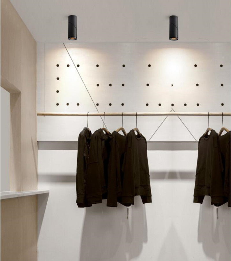 Surface Mounted Dimmable Cylinder LED Downlights 7W 9W 12W 15W  COB Ceiling Spot Lights AC85~265V Round Lamps Lndoor Lighting