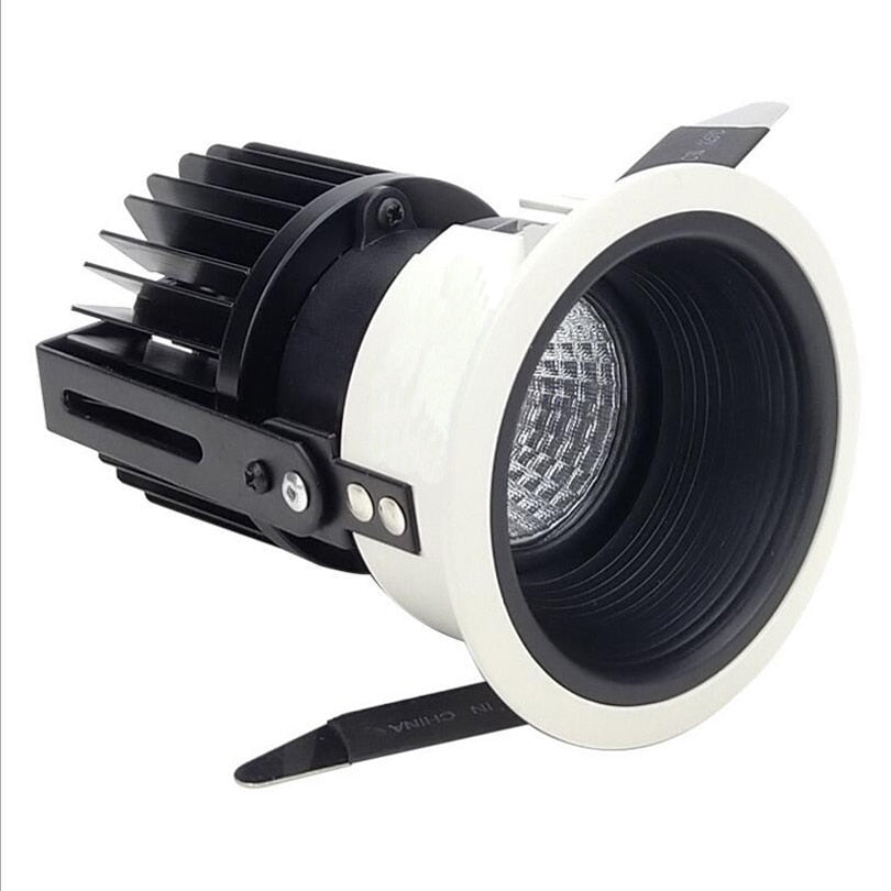 LED Recessed Ceiling 110V 120V 220V 230V 10W 15W 20W COB Lamps Down Light Downlight  for Home Hotel Shop Stores Lights