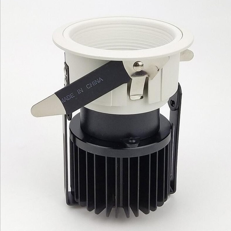 LED Recessed Ceiling 110V 120V 220V 230V 10W 15W 20W COB Lamps Down Light Downlight  for Home Hotel Shop Stores Lights