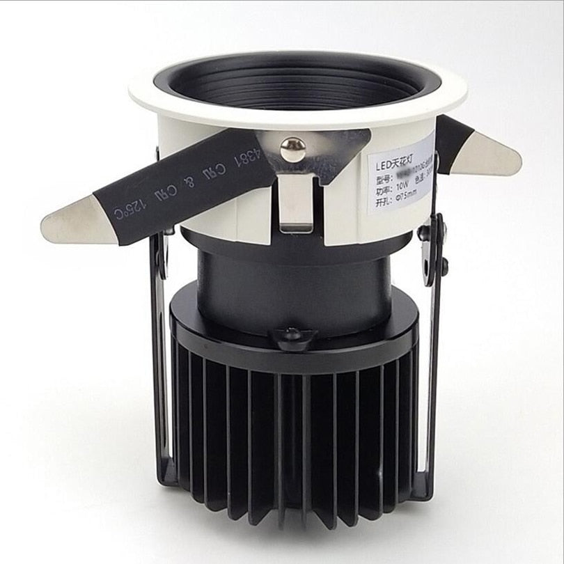 LED Recessed Ceiling 110V 120V 220V 230V 10W 15W 20W COB Lamps Down Light Downlight  for Home Hotel Shop Stores Lights