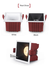 Recessed Ceiling Downlights 7W 12W Embedded Spot Lights Living room Bedroom Kitchen Indoor Lighting 220V