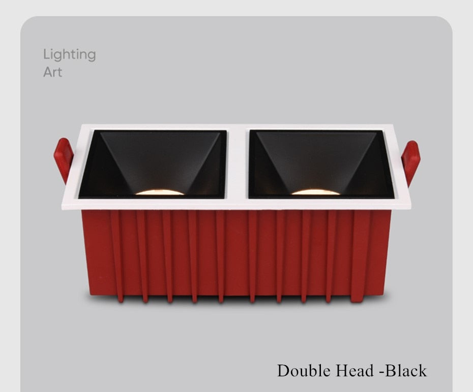 Recessed Ceiling Downlights 7W 12W Embedded Spot Lights Living room Bedroom Kitchen Indoor Lighting 220V