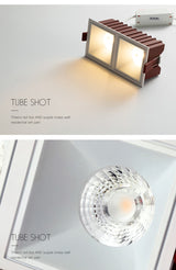 Recessed Ceiling Downlights 7W 12W Embedded Spot Lights Living room Bedroom Kitchen Indoor Lighting 220V