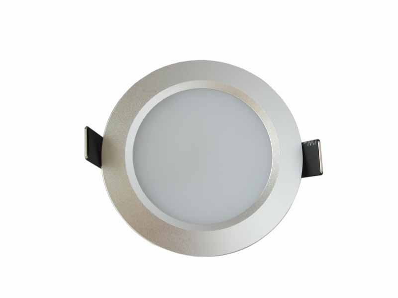 LED Downlight 10pcs/lot 5w High Power Frosted Silver LED Downlight Recessed Ceiling Lamp Indoor Lighting AC85-265V