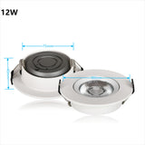 LED Round COB Downlight Ultra-Thin Embedded 3W-25W AC 90-260V Anti-Glare Spotlight 3000K 4000K 6000K For Home Lighting