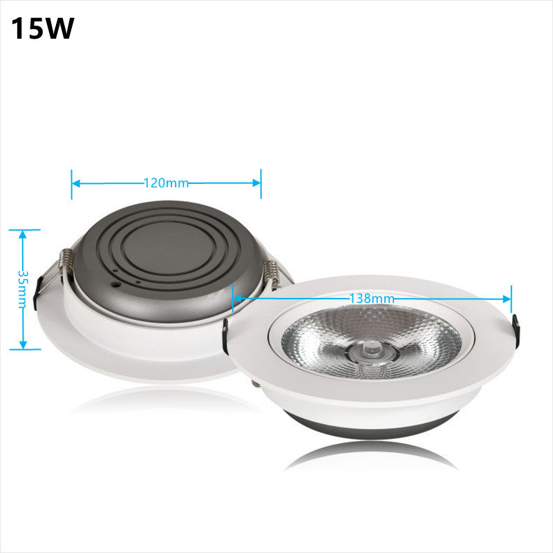 LED Round COB Downlight Ultra-Thin Embedded 3W-25W AC 90-260V Anti-Glare Spotlight 3000K 4000K 6000K For Home Lighting