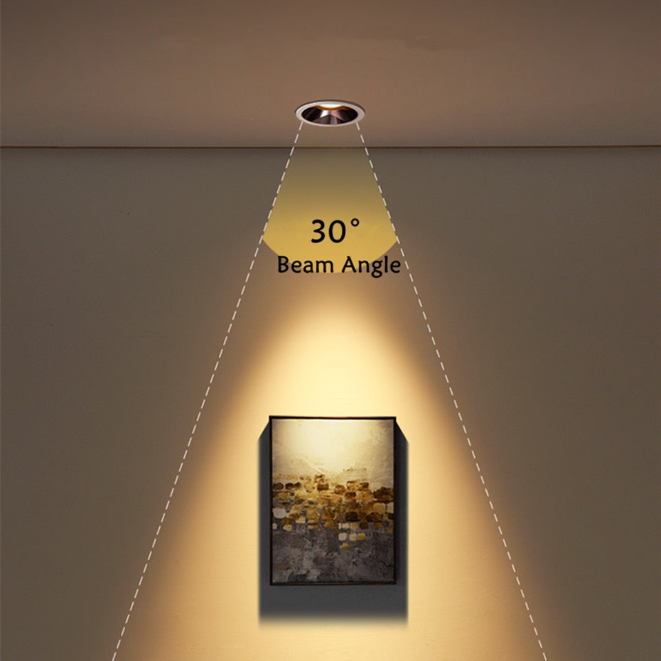 Munich Series Downlight Led Lamp Indoor Recessed Led Ceiling  Light Spot Light For Bedroom Living Room Hall Corridor 7W 12W 15W