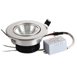 LED 2 pcs Spot Downlight 5W 7W 10W Silver Chrome Recessed lighting for home office hotel etc