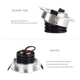 LED 2 pcs Spot Downlight 5W 7W 10W Silver Chrome Recessed lighting for home office hotel etc