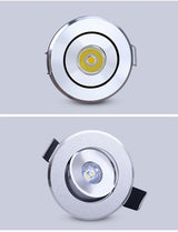Led Downlight Cob 3W Dimmable Mini Spotlight DC12V Ceiling Recessed Downlight Emits Red Blue Green Light Cold Warm White Lamp