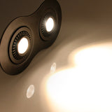 Led Downlight Recessed Ceiling Light Angle Adjustable Led Spot Light Indoor Ceiling Lighting Bedroom Living Room Kitchen Recessed 24W