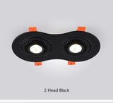 Led Downlight Recessed Ceiling Light Angle Adjustable Led Spot Light Indoor Ceiling Lighting Bedroom Living Room Kitchen Recessed 24W