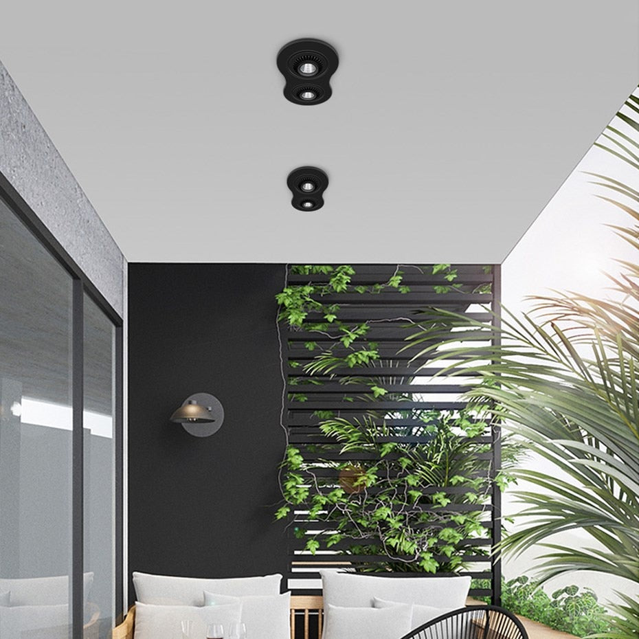 Led Downlight Recessed Ceiling Light Angle Adjustable Led Spot Light Indoor Ceiling Lighting Bedroom Living Room Kitchen Recessed 24W