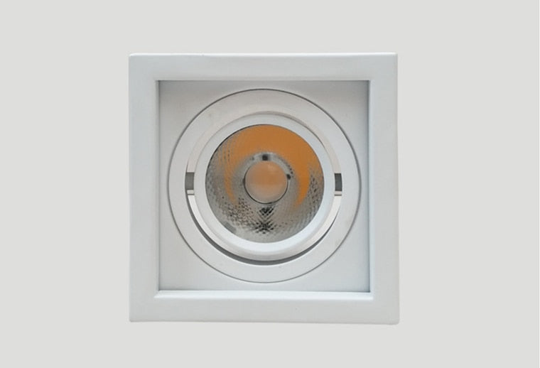 Square Dimmable COB LED Downlights 10W 20W LED Ceiling Lamps AC85~265V LED Ceiling Spot Lights Warm/Cold White Indoor Lighting