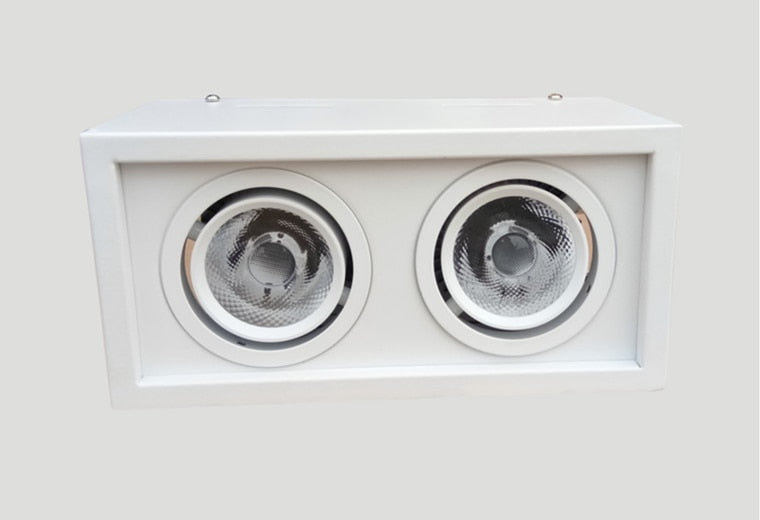 Square Dimmable COB LED Downlights 10W 20W LED Ceiling Lamps AC85~265V LED Ceiling Spot Lights Warm/Cold White Indoor Lighting