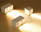 Square Dimmable COB LED Downlights 10W 20W LED Ceiling Lamps AC85~265V LED Ceiling Spot Lights Warm/Cold White Indoor Lighting