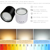 Surface Mounted 9W 12W 15W 18W GD 4pcs LED downlight AC220V Ceiling Lamps Driverless Led Downlight 220V Ceiling Fixtures Lighting